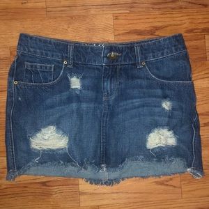 jean skirt